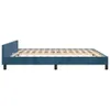Bettgestell mit Kopfteil Dunkelblau 180x200 cm Samt Produktbild-Vorschau 5