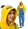 Pigiama tutina Kigurumi costume per adulti Giallo Minion Anteprima dell’immagine prodotto 1
