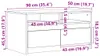 vidaXL LED-Couchtisch Betongrau Holzwerkstoff Produktbild-Vorschau 8