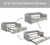 Merax Polsterbett Tagesbett 90/180×190cm mit USB, breiten Produktbild-Vorschau 9