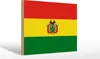Holzschild Flagge Boliviens 30x20cm Flag of Bolivia Produktbild-Vorschau 2