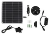 Set pannello solare da 50 W con pompa per acqua, fontana a Anteprima dell’immagine prodotto 1