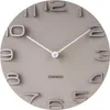 Karlsson - Orologio da parete On The Edge - Grigio caldo Anteprima dell’immagine prodotto 2