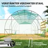 Outsunny Gewächshaus ca. 4 x 3 x 2 m Foliengewächshaus mit Produktbild-Vorschau 5