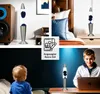 Lampa lawa niebieska srebrna G9 36 cm retro lampa magma Podgląd zdjęcia produktu 4