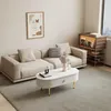 Sweiko Couchtisch mit zwei Schubladen, goldenen Griffen und Produktbild-Vorschau 5