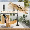 COSTWAY 300cm Sonnenschirm mit Solar-LED-Beleuchtung Produktbild-Vorschau 6