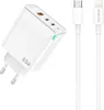 65W USB-C Schnellladegerät PD mit 3-Ports Kompaktes Produktbild-Vorschau 1