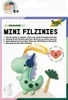 The image shows the packaging of a felt sewing kit for making a dinosaur toy. Produktbild-Vorschau