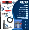 MASKO® Teleskop Waschbürste Reinigungsbürste Ausziehbar Produktbild-Vorschau 3