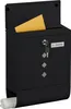Relaxdays Briefkasten mit Sichtfenster, Metall, 4 Produktbild-Vorschau 1