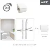 Toiletrolhalter mit Schiebersperrmechanismus - Brest Grau Produktbild-Vorschau 4