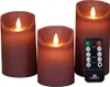 3er Set LED Kerzen ANTIK ROSA Fernbedienung mit Timer und Produktbild-Vorschau 9