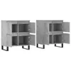 vidaXL Dressoirs, 2 stuks, betonkleur, houtvezel Productafbeelding-voorbeeld 4