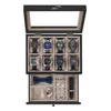 SONGMICS Box na hodinky, 8 přihrádek, z masivního dřeva, Náhled obrázku produktu 3