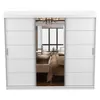 Armoire à portes coulissantes Armoire 250cm blanc/blanc Voir les images du produit 4