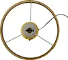 Relaxdays Tischlampe, Metallfuß, Stoffschirm, E27, HxD: Produktbild-Vorschau 8