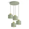 LUXOLAR 4-płomienowa lampa wisząca w kolorze szałwiowej Podgląd zdjęcia produktu 1