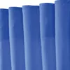 A close-up view of several blue curtains hanging vertically. Produktbild-Vorschau