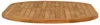 vidaXL Tischplatte Oval Massives Teakholz Natur Produktbild-Vorschau 4