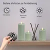 Juego de 4 velas LED tipo "Stumpen", con efecto de llama Vista previa de la imagen del producto 3