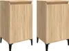 vidaXL Nočné stolíky 2 ks Sonoma dub 40x35x70 cm odvodený Náhľad obrázku produktu 2