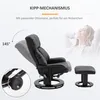 Masážne kreslo HOMCOM 700-008V02BK - B Náhľad obrázku produktu 8