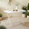 Table pliante 'Sande' rectangulaire acier 71x70x110 cm Voir les images du produit 1