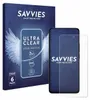 A product box and a screen protector for a smartphone. Produktbild-Vorschau