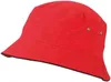 Trendiger Hut aus weicher Baumwolle red/black, Gr. L/XL Produktbild-Vorschau 3