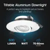 Ledvion lot de 6 spot LED blanc 6W CCT neutre etanche IP65 Voir les images du produit 4