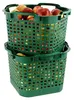 GreenLife Uni-Korb 25 kg, 10 Stück, drehstapelbar, grün Produktbild-Vorschau 9