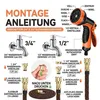 Flex-Gartenschlauch 7,5m dehnbar Gewebe-Wasserschlauch Set Produktbild-Vorschau 4