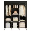 Kleiderschrank Stoff 130x170cm XL Faltschrank 8 Fächer 2 Produktbild-Vorschau 11