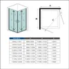 80X100X195cm Nano+ESG Sicherheitsglas Duschkabine Produktbild-Vorschau 9