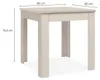 finori Tavolo da pranzo Oslo 81A velluto 80x76,5x80 cm Anteprima dell’immagine prodotto 4