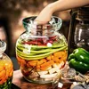 4L Kimchi -Glas Gärglas Fermentieren Topf Gemüse Glastopf Produktbild-Vorschau 4
