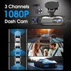 Dashcam met 3 kanalen, voor- en achterkant, 1080P, dashcam Productafbeelding-voorbeeld 10