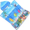 FEBE Badeponcho Kinder Ozean Badetuch Mit Kapuze Bademantel Produktbild-Vorschau 1