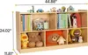 VEVOR Kinderregal Bücherregal (114 cm), Spielzeugschrank Produktbild-Vorschau 7