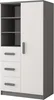 A studio shot of a children's bookshelf with drawers and a door. Náhled obrázku produktu