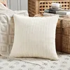 Kissenbezüge, 4er Set Kordsamt Kissenbezug Beige 40x40cm, Produktbild-Vorschau 4