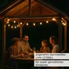 Illu-/Partylichterkette 40m - Außenlichterkette weiß -Made in Germany - 40 warmweiße LED Kugellampen Produktbild-Vorschau