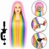Testa per acconciature Iza con capelli termici 90 cm e Anteprima dell’immagine prodotto 1