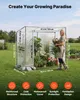 VEVOR Kas, 195x77x146/168 cm, folietunnel, tomatenkweekkas Productafbeelding-voorbeeld 3