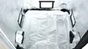 Interior view of an empty grow tent with reflective Mylar lining and ventilation ports. Produktbild-Vorschau