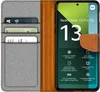 A flip case for a Xiaomi Redmi Note 13 Pro 5G phone, showing the phone inside and card slots on the case. Produktbild-Vorschau