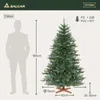 Salcar 180 cm Künstlicher Weihnachtsbaum Christbaum PE PVC Produktbild-Vorschau 7