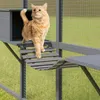 Wiltec Enclos extérieur pour chats 210 x 187 x 187 cm Catio Voir les images du produit 4