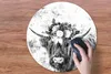 MuchoWow® Mauspad Mousepad Schottischer Highlander - Blumen Produktbild-Vorschau 3